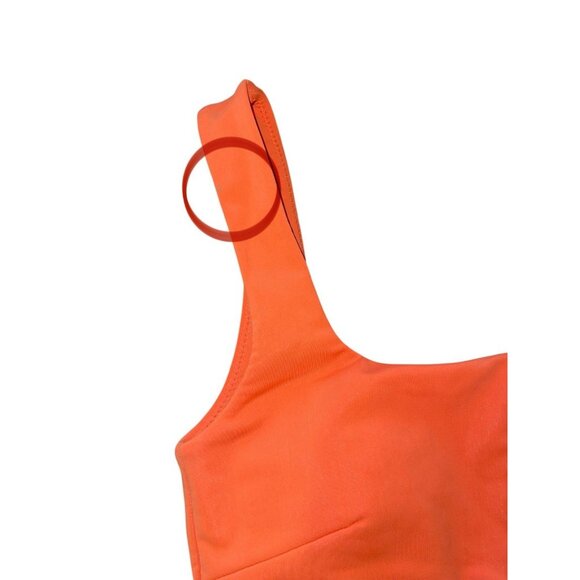 PEGGY HARTANTO Women's Size 4 Orange Cutout Side Tie Swimsuit One Piece READ - Picture 6 of 10